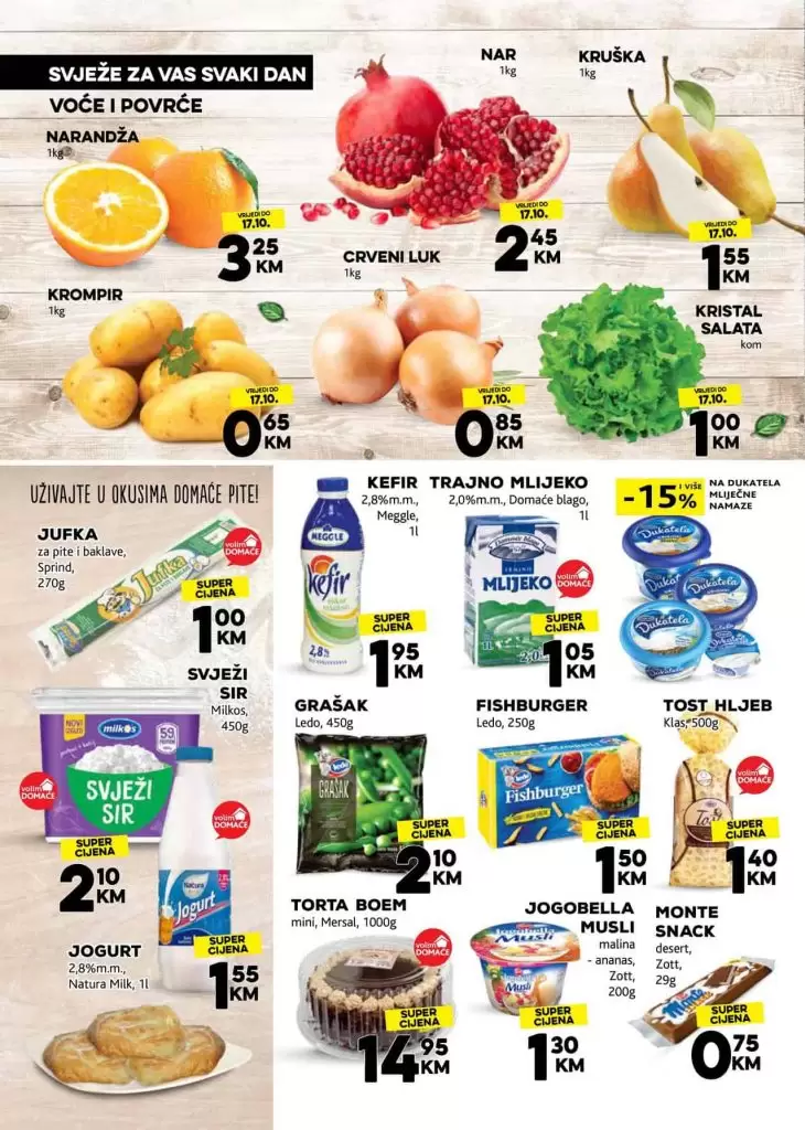 konzumov redovni katalog. prehrana na akciji.