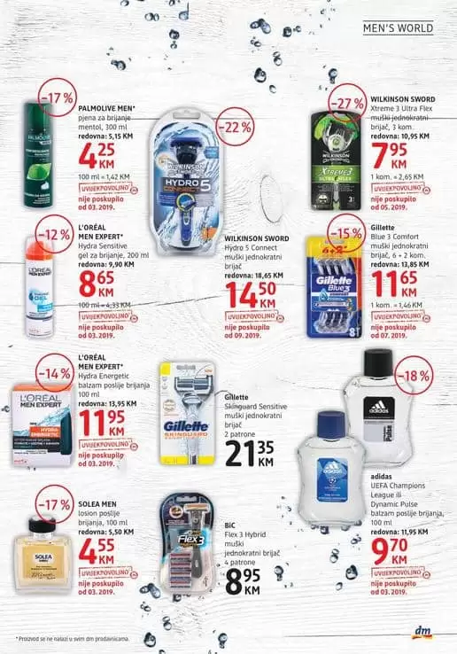 movember u dm-u. sve za muskarce. super akcijaki katalog . Nivea. adidas.