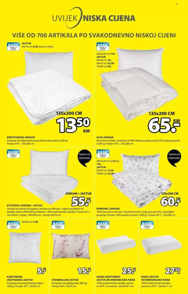 najbolji izbor posteljine u jysk-u