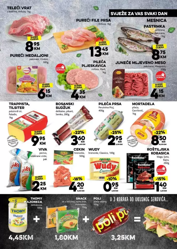 konzum akcijski katalog. svjeze za vas. super cijene.
