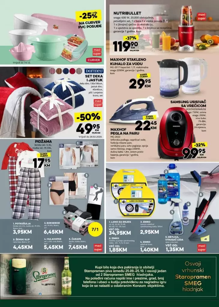 det toplih zagrljala 50% snizen. nutribullet na akciji,. samo u konzumu.