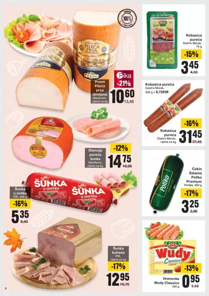 sunka, suhomesnati proizvodi