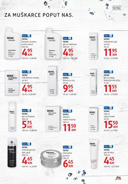 njega za muskarce. super ponuda u novom akcijskom katalogu.