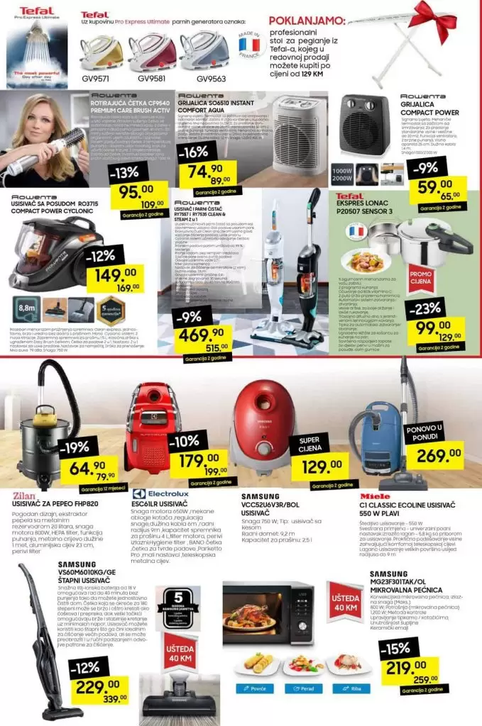 mali kucanski aparti su na snizenju. usisivac, mirkovalna, bleder