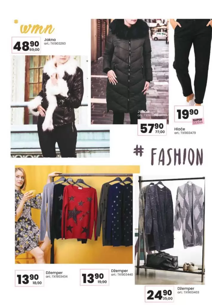 Fis kataloška akcija tekstil ženska odjeća