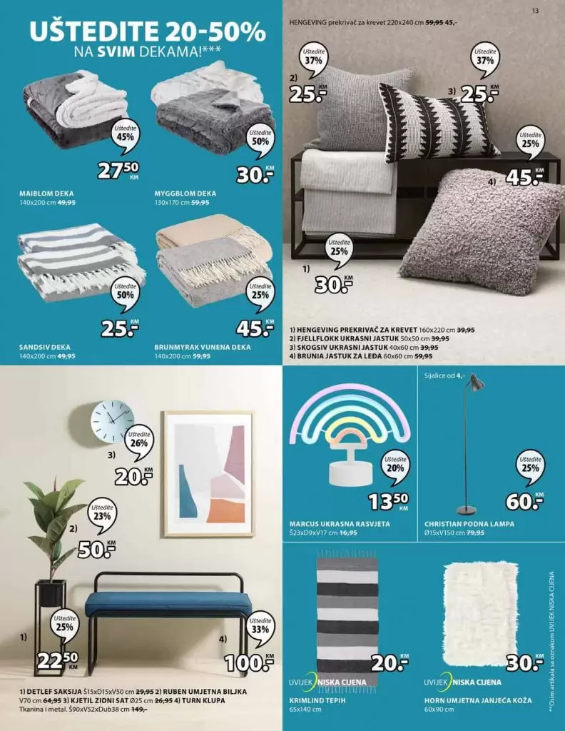 Jysk akcijski katalog sniženje scandinavian living