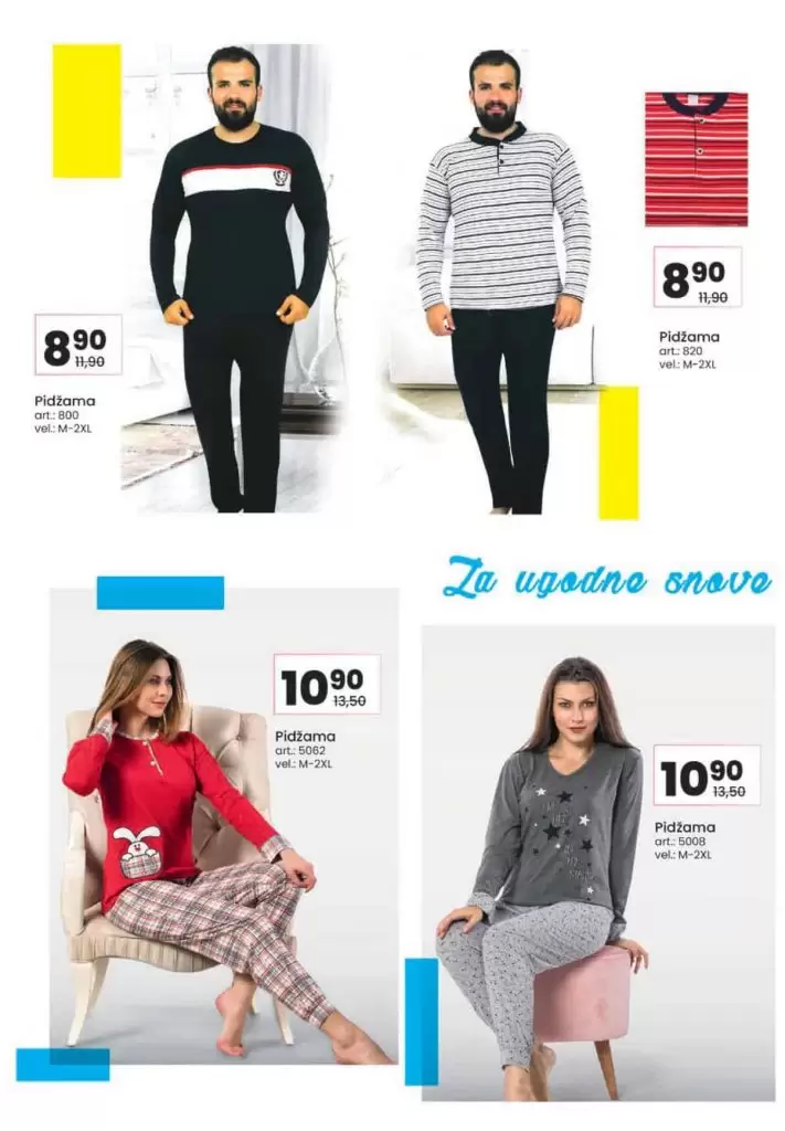 Fis kataloška akcija tekstil ženska odjeća pidžame