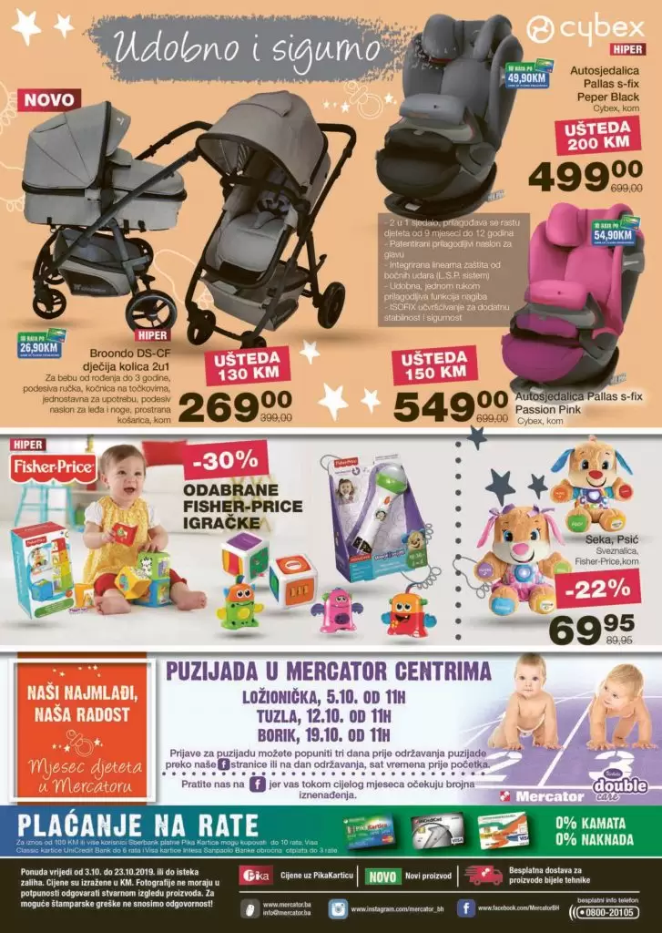 Mercator, super akcija 3.-23.10.2019. godine