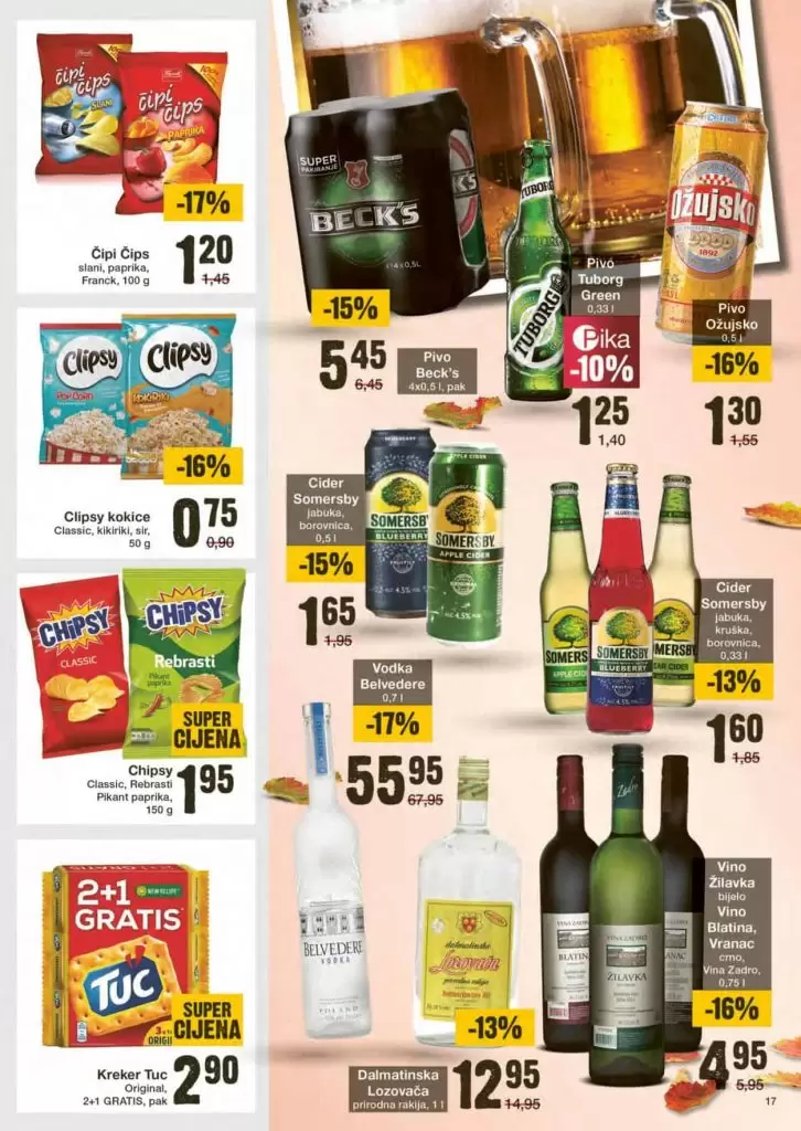 alkoholna pica na sniženju