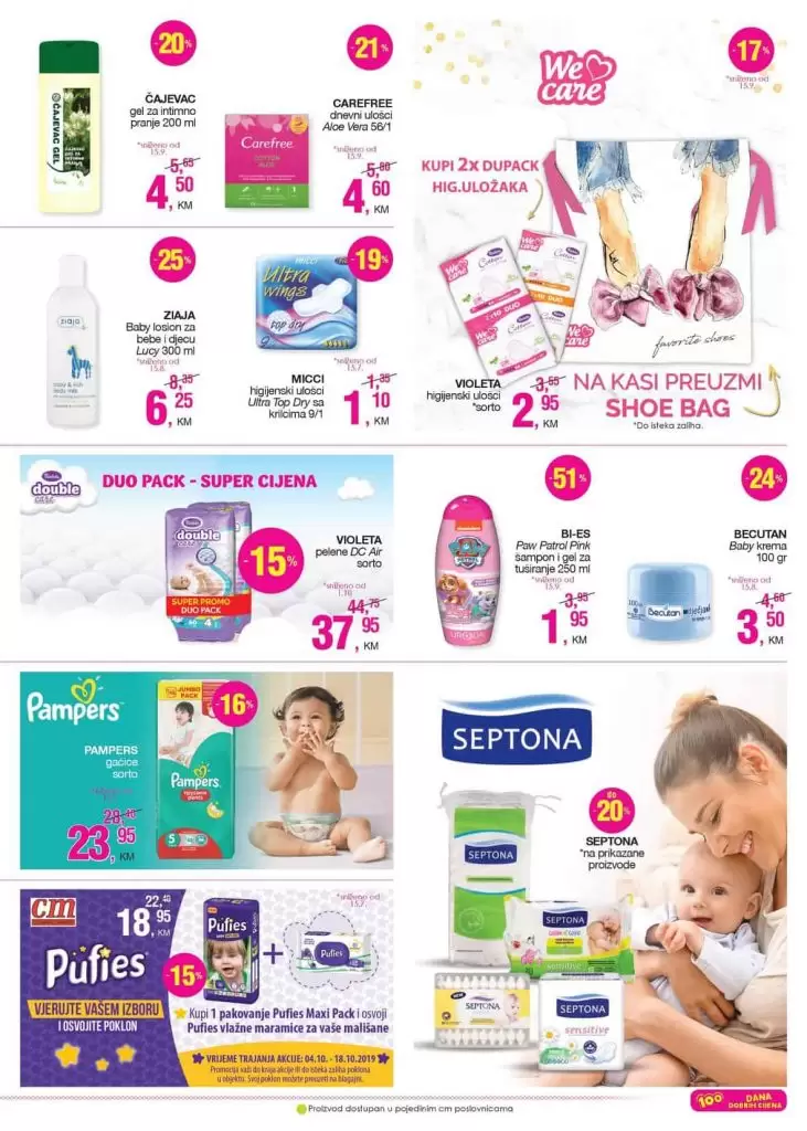 cm, slavi rodjendan! Super akcija 4.-18.10.2019. godine