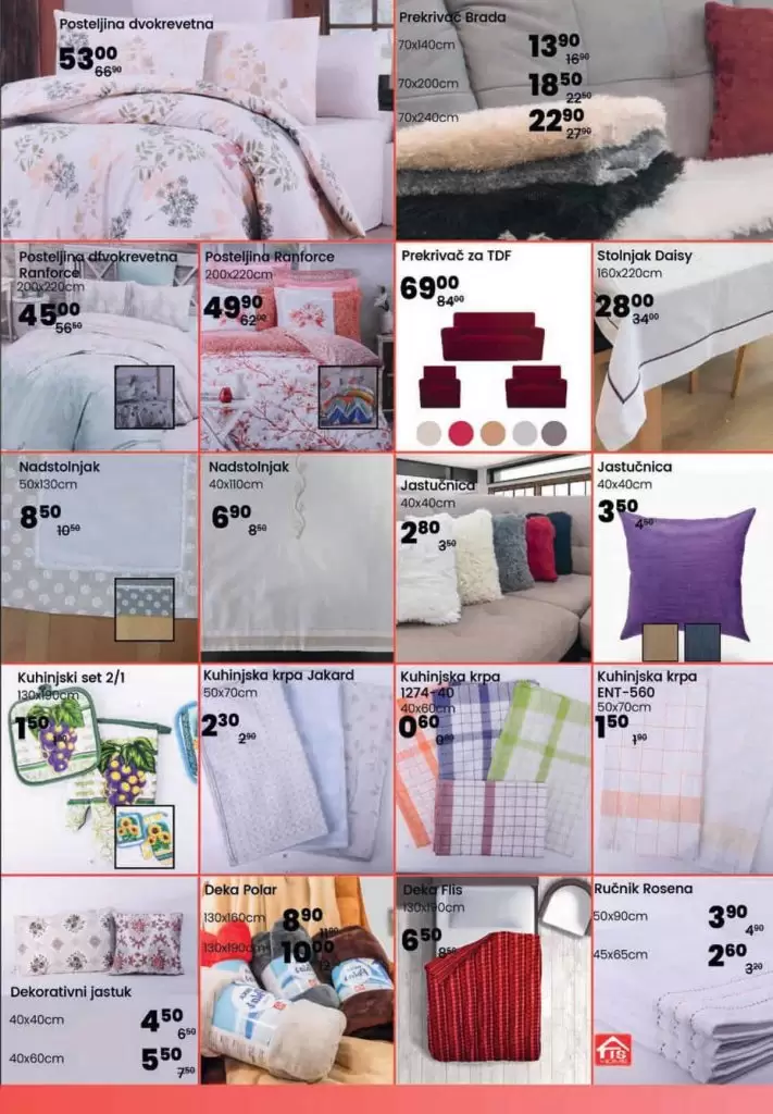 Fis kataloška akcija namještaj jastuk