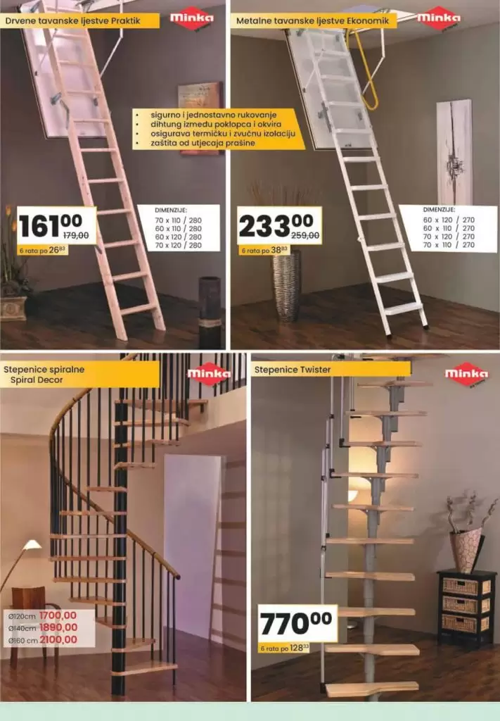 Fis kataloška akcija namještaj stepenice