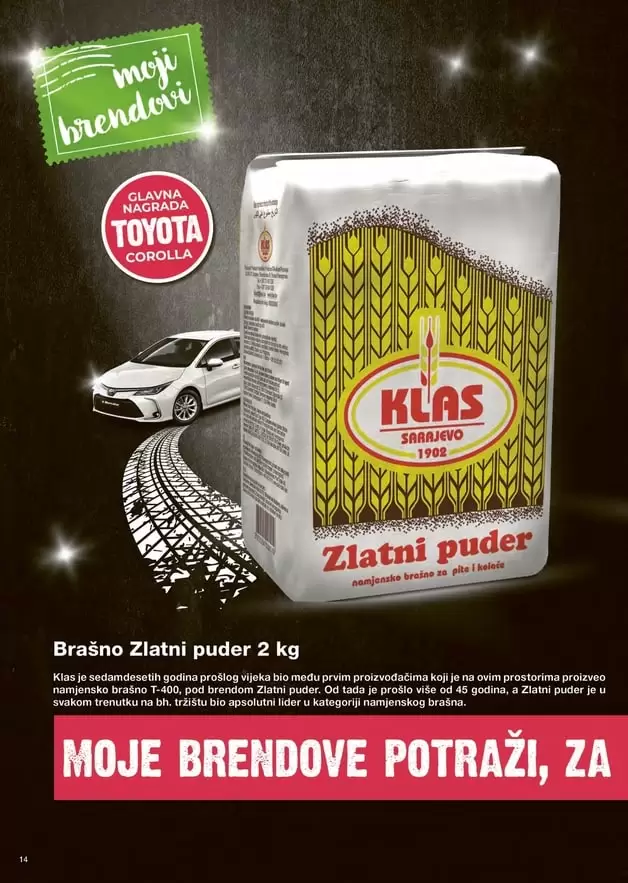 mercator akcijski katalog . klas brasno. snizenje.