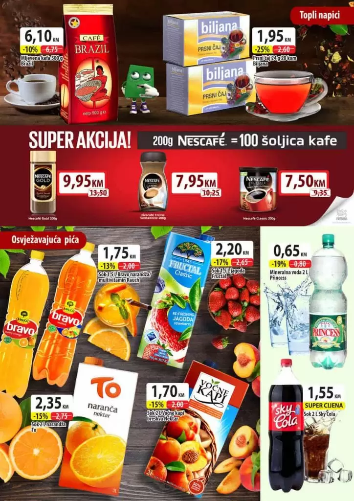 bezalkoholna pica na akciji Bingo