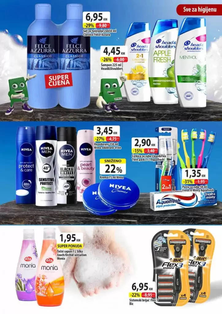 Akcija u Bingo trgovinama njega kose na snizenju. Nivea