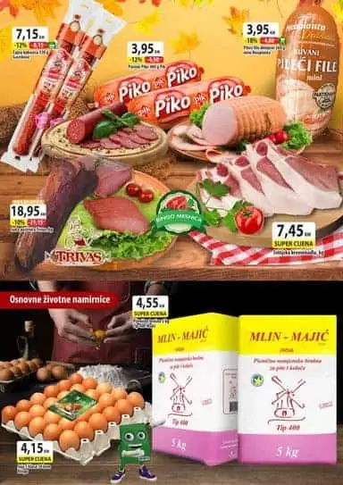 super akcija u bingo trgovinama meso i mesni proizvodi snizeni.