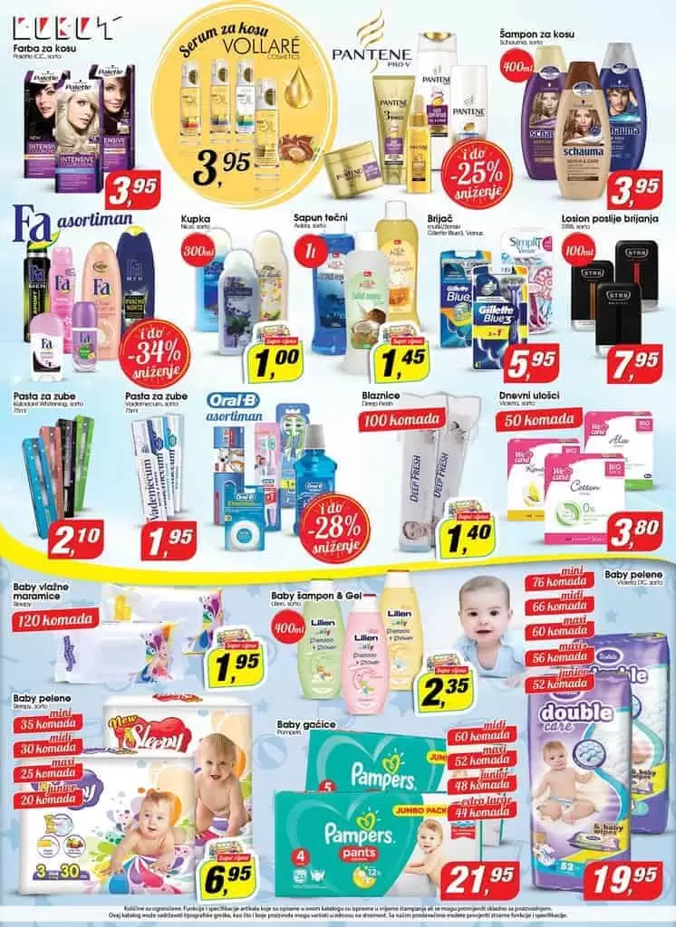 Robotov cjenomobil TOP cijena bebe pampers violeta pelene