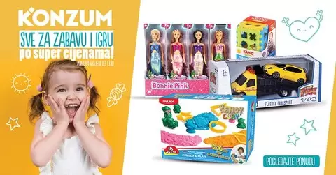 Konzum Sve za zabavu i igru! Ponuda vrijedi do 13.10.2019. cover