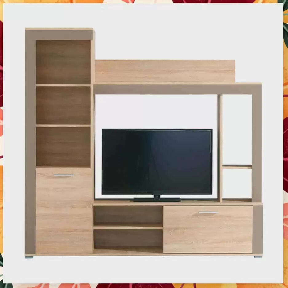 tv komoda boja hrasta sa dvije ladice