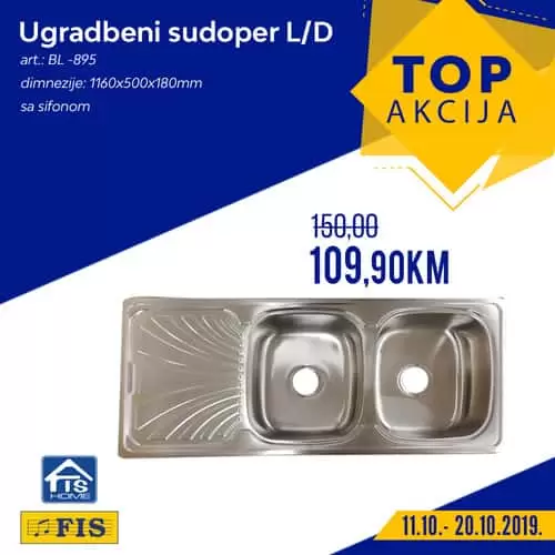 ugradbeni sudoper