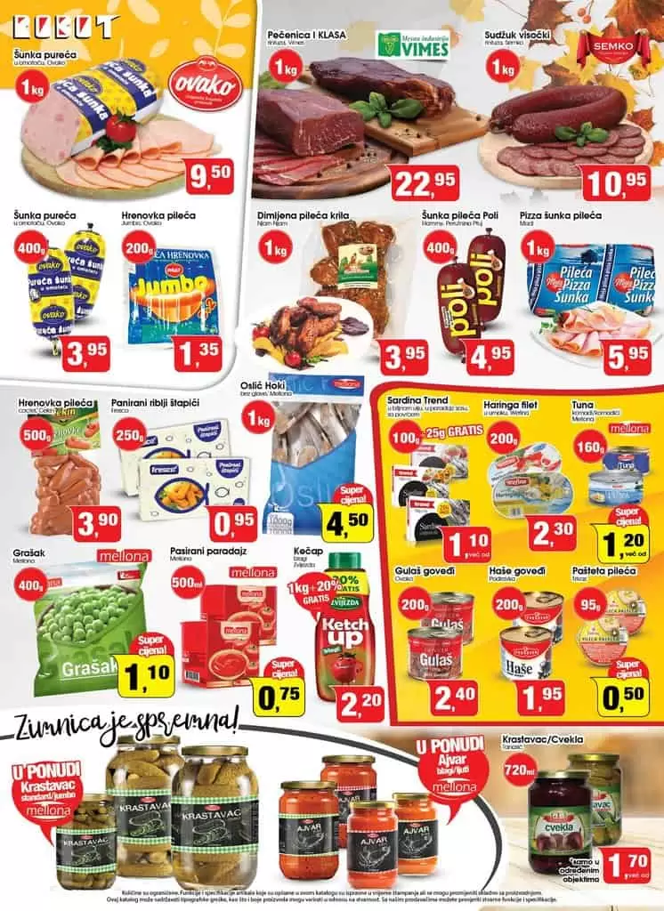 riba, suhomesnati proizvodi na snizenju