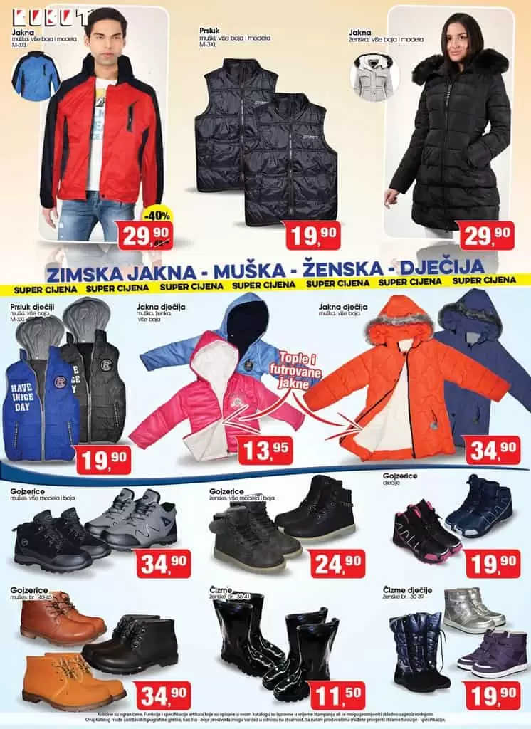 odjeca djecija, muska, zenska