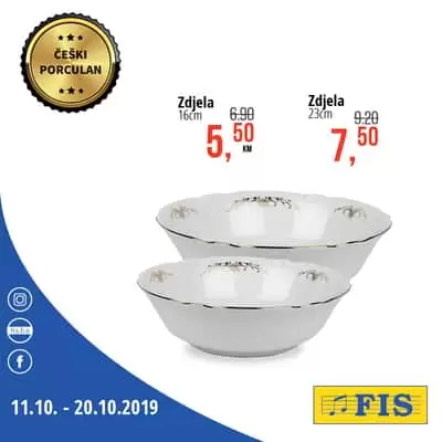 Fis akcija na ceski porculan set zdjela