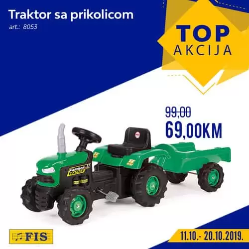 traktor sa prikolicom