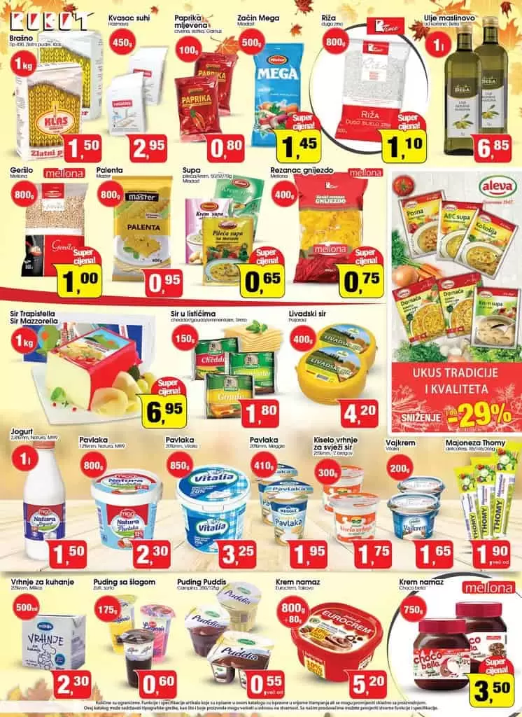 prehrana, tjestenina, mlijecni proizvodi