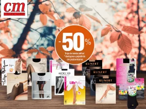 Ženske štrample su jedan od onih izuma koji su na neki način promijenili svijet! Europljanke su s najlonkama upoznali američki vojnici, a potražnja je bila veća od ponude pa su se dame snalazile kako su znale i umjele. Koje vi birate danas? Samo u cm-u, sniženje ženskih štrampli do -50%!  *Sniženje se odnosi na prikazane brendove: Golden Lady, Sisi, Philippe Matignon, Kunert, Hudson