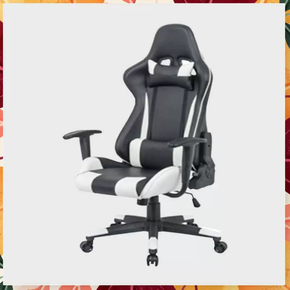 kancelarijska stolica crno bijela boja je snizena. samo u sinkro trgovini