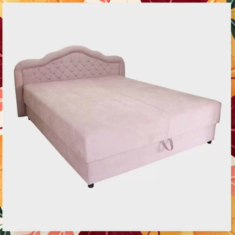 spavaca soba, bracni krevet na snizenju. bez boja sa naslonom