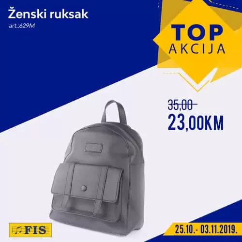 fis top akcija . ruksak na snizenju