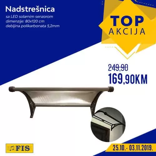 fis top akcija nadstresnjica