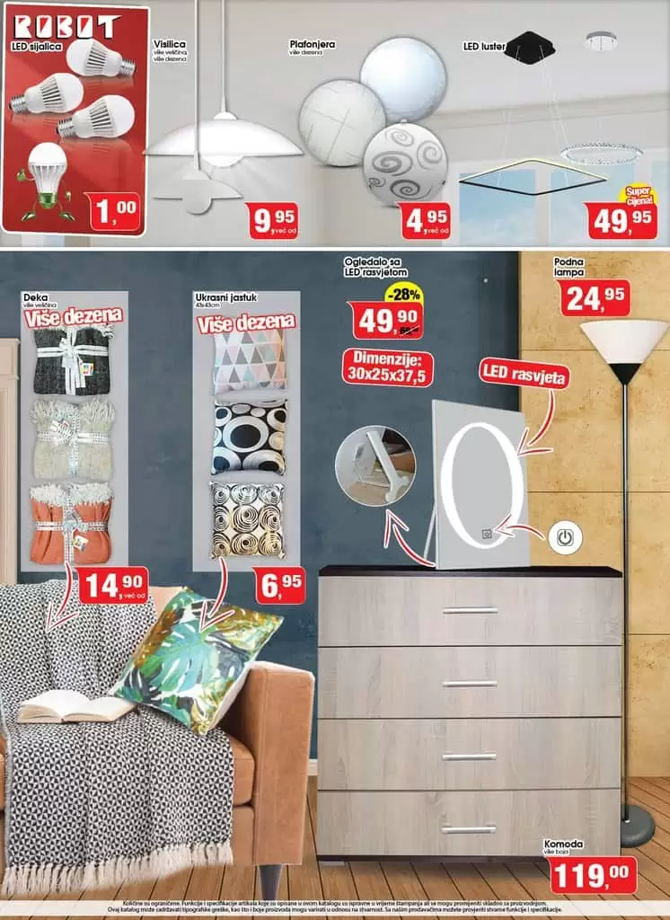 super akcija rasvjete i dekoracije