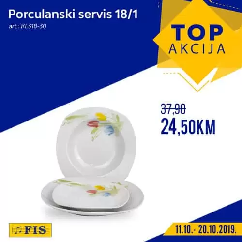 topa akcija fis marketi proculanski tanjiri