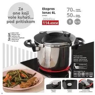 ekspres lonac, za ukusan rucak svaki dan. visko akcijski katalog