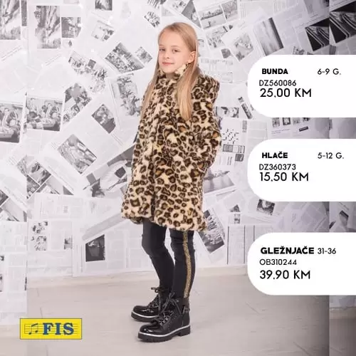 Dječja moda nikada do sada nije bila ovako zabavna, vesela i fe-no-me-na-lna! Za vaše djevojčice napravili smo odlične kombinacije u kojima će biti glavne 'trendseterice'!  Odvedite svoje djevojčice u shopping, potaknite njihovu kreativnost i neka same odaberu svoju odjevnu kombinaciju! Molimo Vas da dostupnost kombinacija pogledate u opisu fotografija. fis