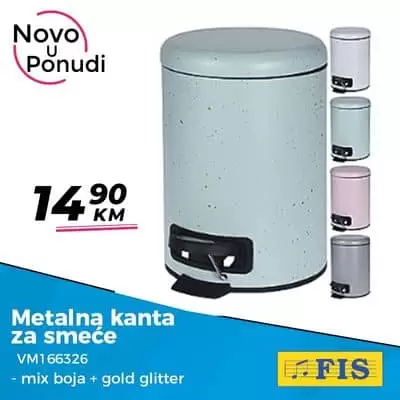 metalna kanta za smece novo u fisovoj ponudi