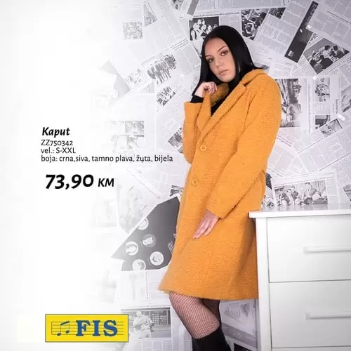 volimo jesen i jesenjske boje. kaput boje jeseni je prava kombinacija za vas. Posjetite fis i pogledajte najnoviju kolekciju.