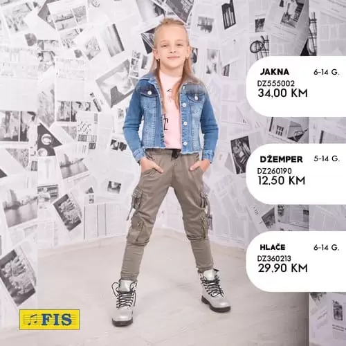 samo u fosu super ponuda za djevojcice. jakna, pantalone. 