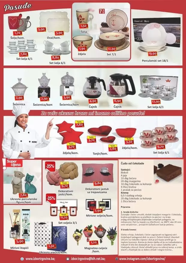 Izbor trgovine, akcijski katalog 12.10.-18.10.2019. godine kuhinjski pribor i posudje