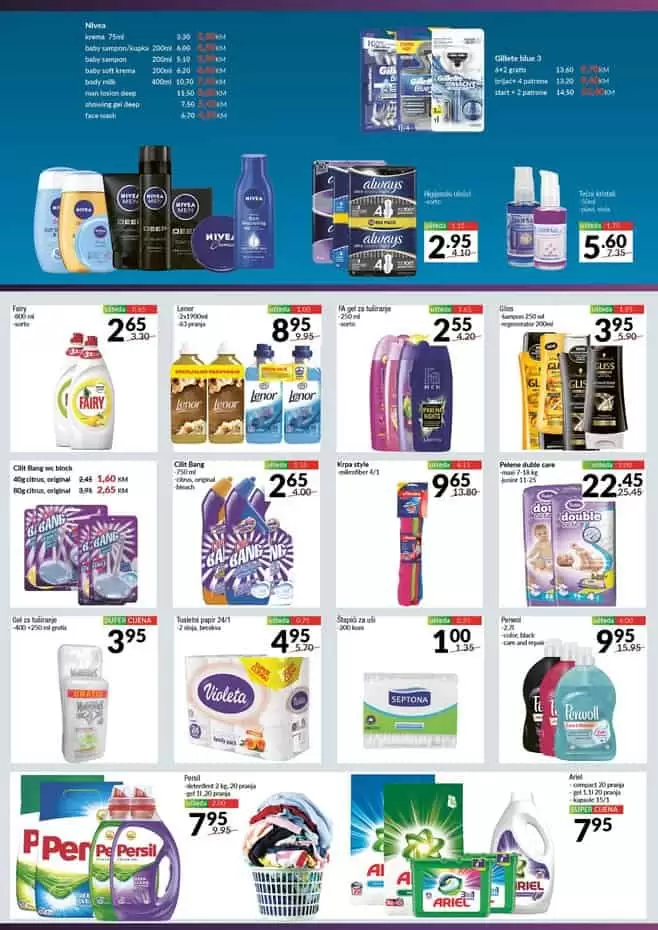 Fis snizenje, njega kose, njge alica, deterdzent, Perwoll, Violeta, septona