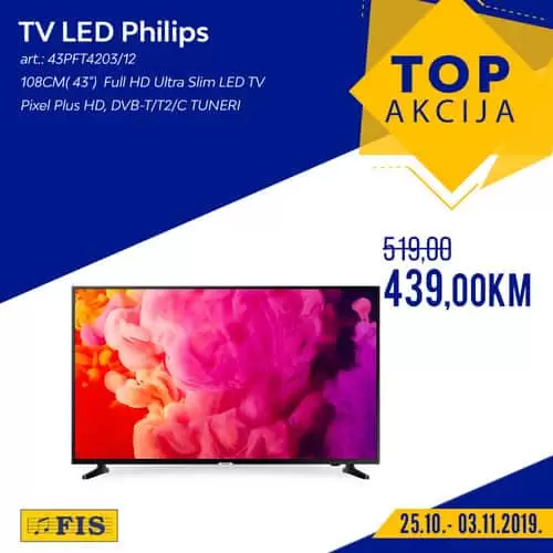 fis top akcija . led tv na akciji
