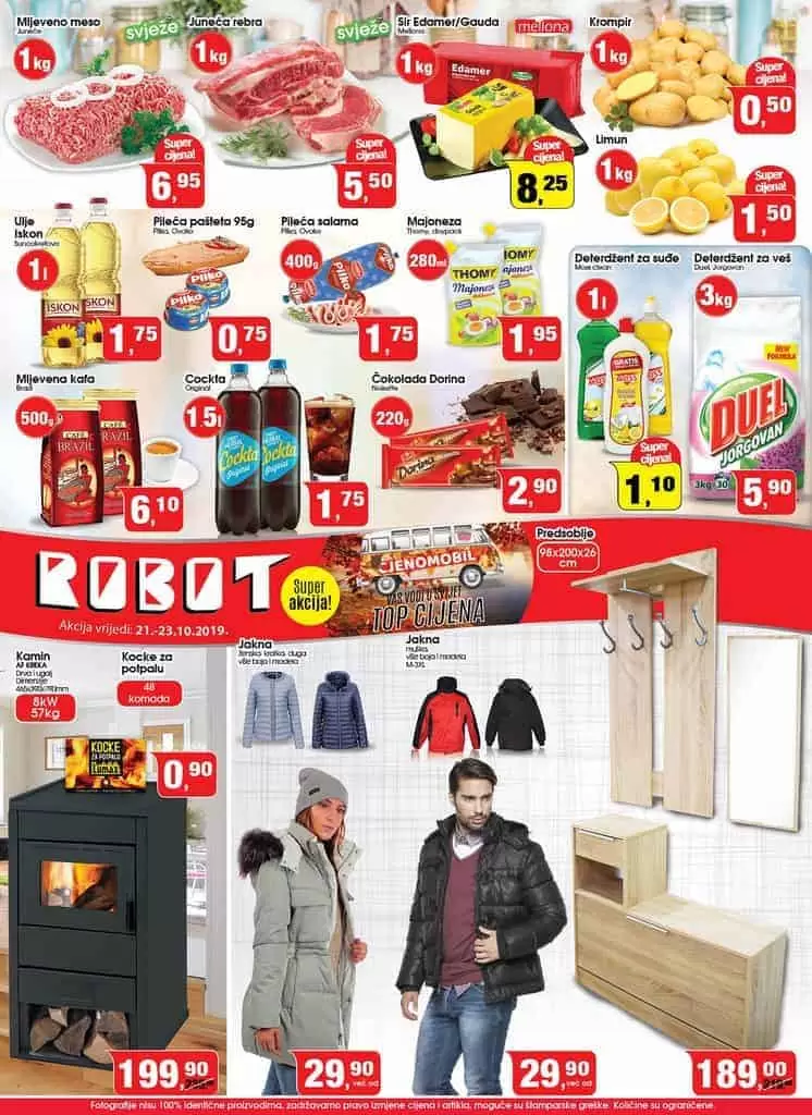 Robotov cjenomobil Vas vodi u svijet TOP cijena Akcija vrijedi od 21.10. do 23.10. Vaš Robot