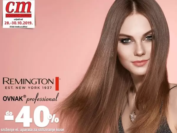 cm cosmetic market nam donosi super ponudu!  Nije svatko u mogućnosti posjetiti frizerski salon svakih nekoliko dana, ali zato imamo mogućnost vlastitu frizuru kod kuće dovesti do savršenstva. Pozavidjeli bi nam čak i svjetski stilisti. ?♀️ U tom slučaju, potrebno se opskrbiti električnim aparatima za stiliziranje kose. U cm-u vas od 28.-30.10. čeka sniženje do 40% na sve pegle, uvijače i fenove za kosu!