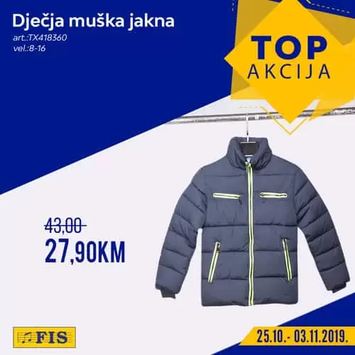 djecija muska jakna na akciji. super snizenje