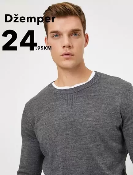 muska kolekcija koton dzemper