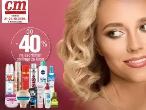 Dosadno popodne kod frizera i dugo čekanje zamijeni kućnom njegom i svoju kosu transformiraj uz pomoć moćnih preparata za styling kose. Do -40% na asortiman styling preparata za kosu (lakovi, pjene, ulja, gelovi, kreme, voskovi, sjajevi, puderi), samo u cm-u, u navedenom periodu!