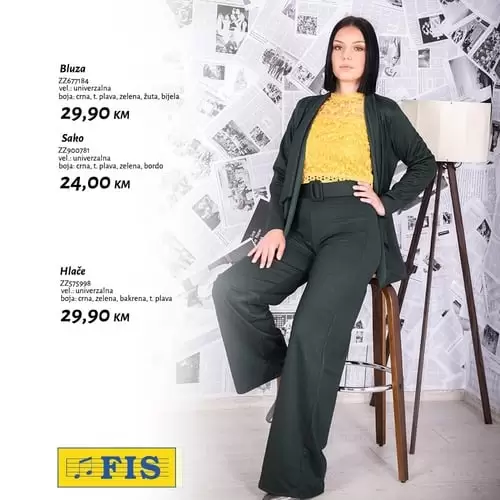 casual kombinacija. nova kolekcija u fis-u! idealna za posao.